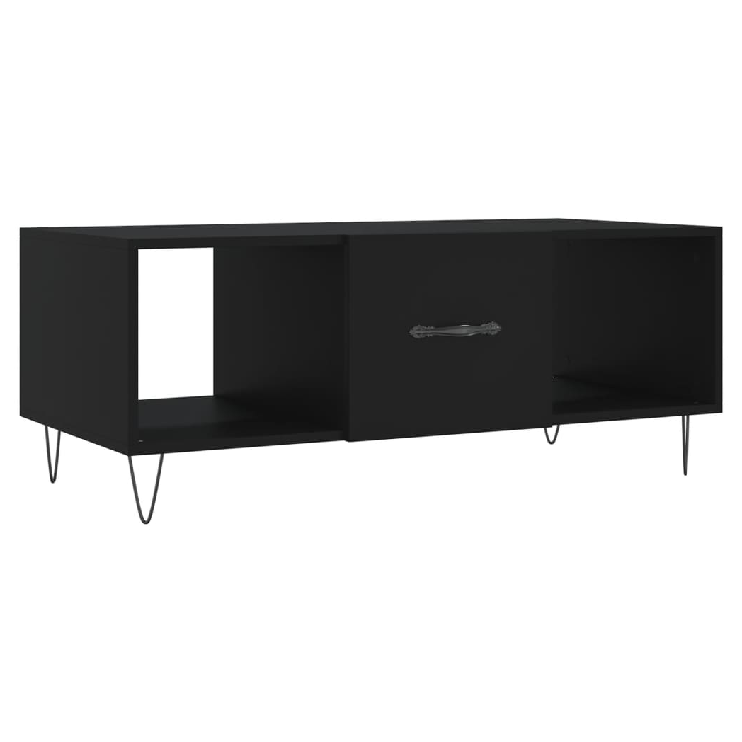 Coffee Table Black 102x50x40 cm Engineered Wood