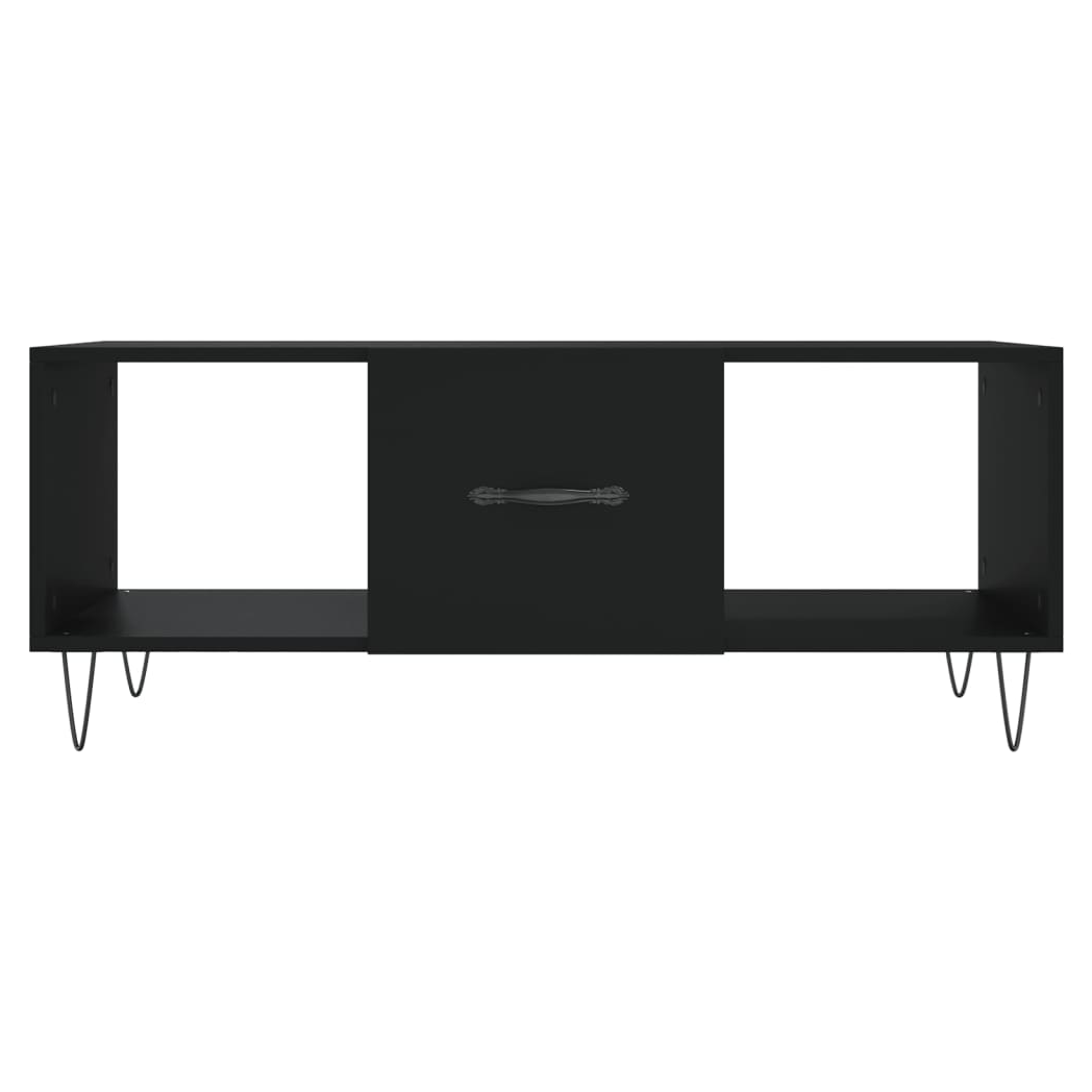 Coffee Table Black 102x50x40 cm Engineered Wood