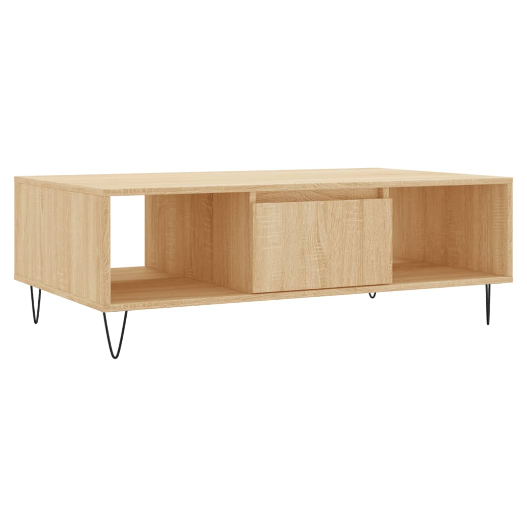 Coffee Table Sonoma Oak 104x60x35 cm Engineered Wood