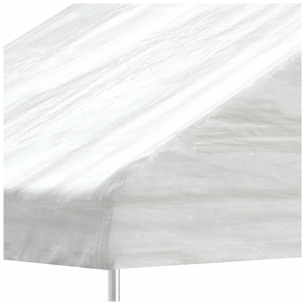 Gazebo with Roof White 6.69x2.28x2.69 m Polyethylene