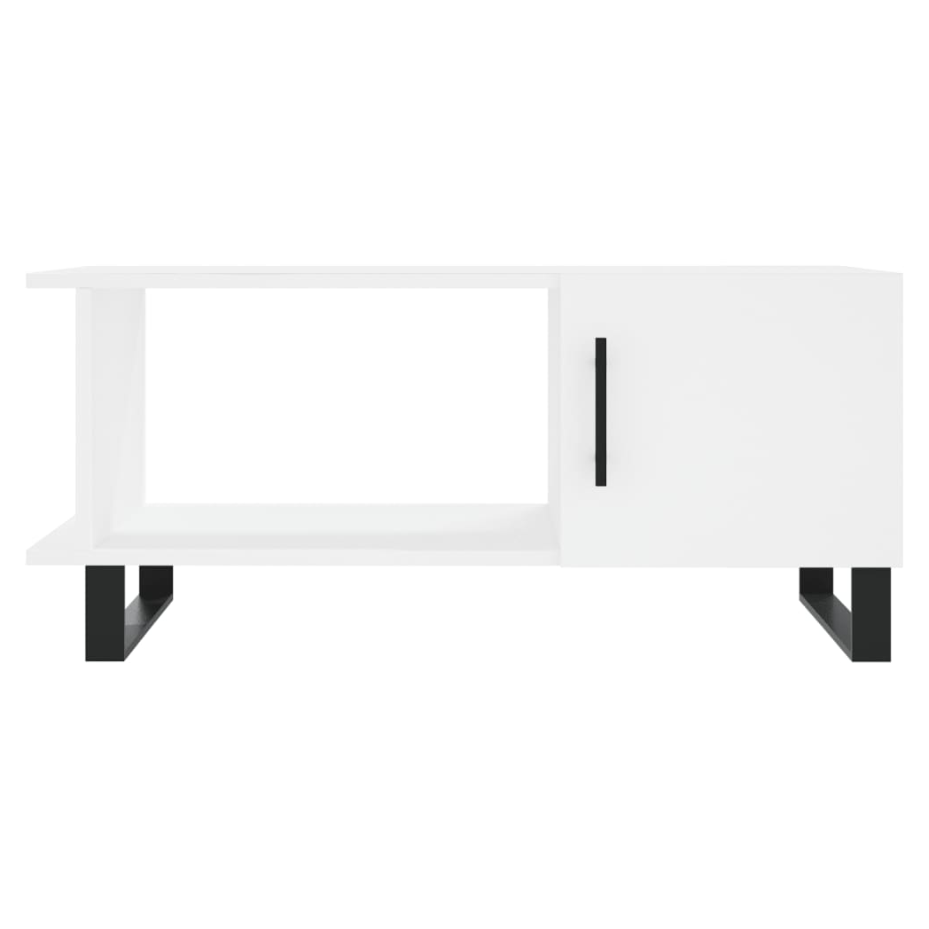 Coffee Table White 90x50x40 cm Engineered Wood