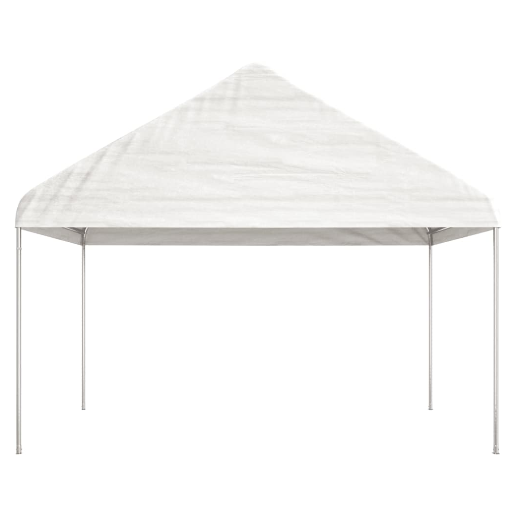 Gazebo with Roof White 20.07x4.08x3.22 m Polyethylene