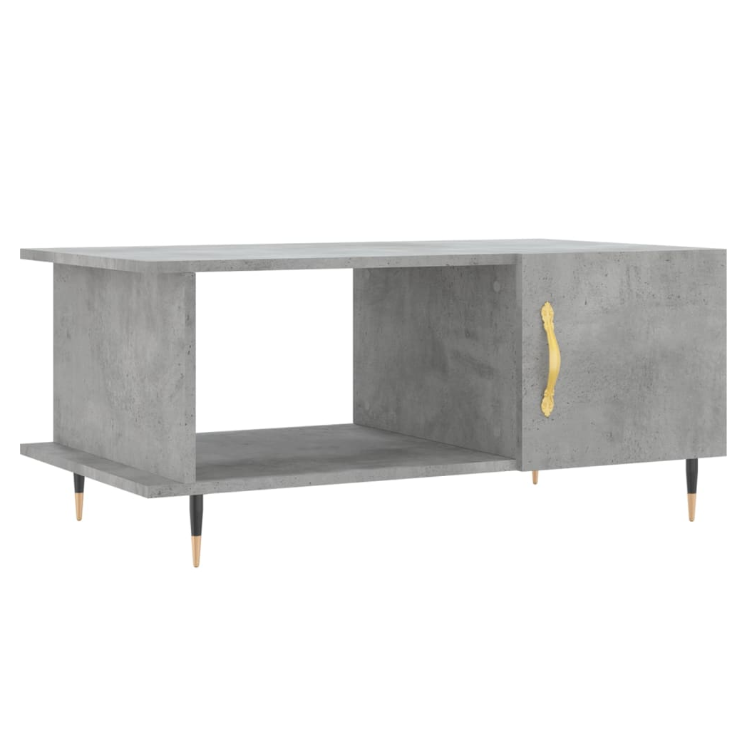 Coffee Table Concrete Grey 90x50x40 cm Engineered Wood