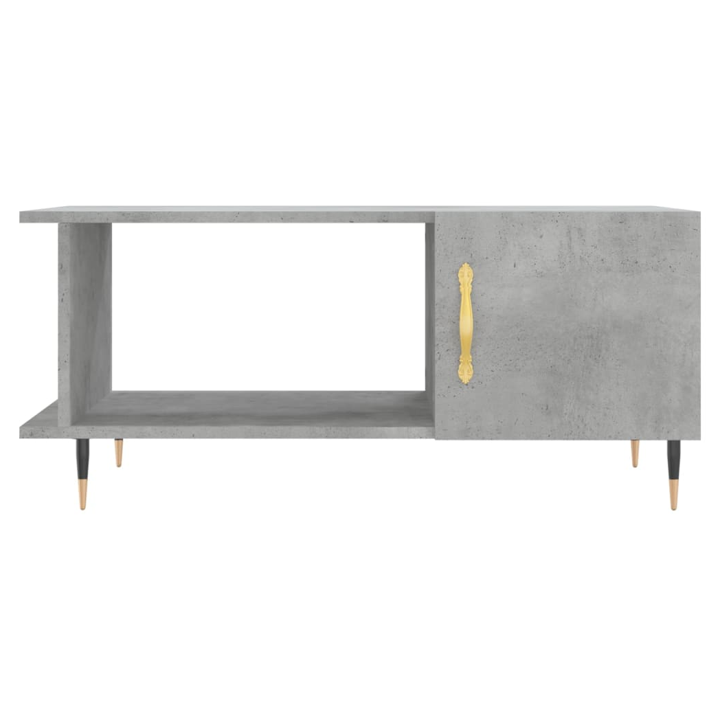 Coffee Table Concrete Grey 90x50x40 cm Engineered Wood
