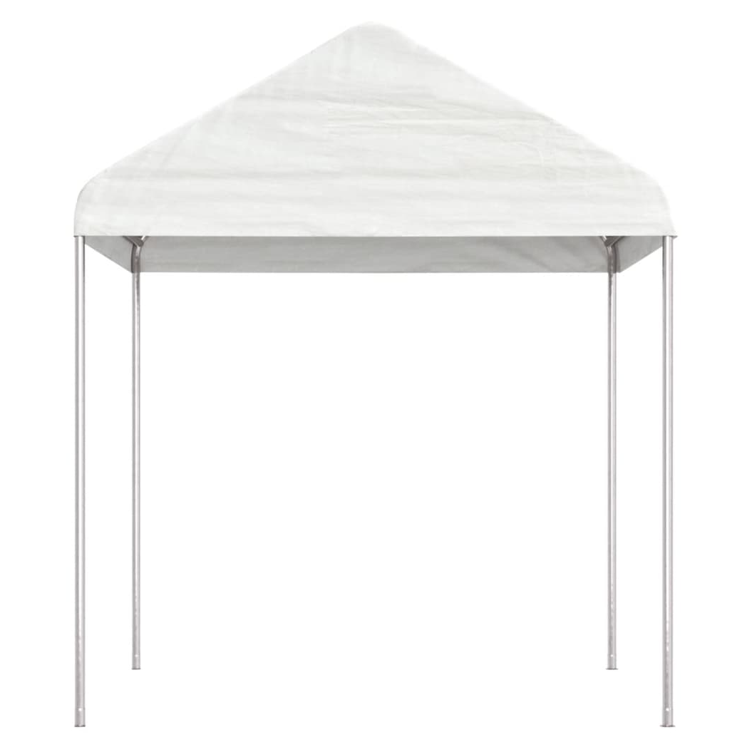 Gazebo with Roof White 15.61x2.28x2.69 m Polyethylene