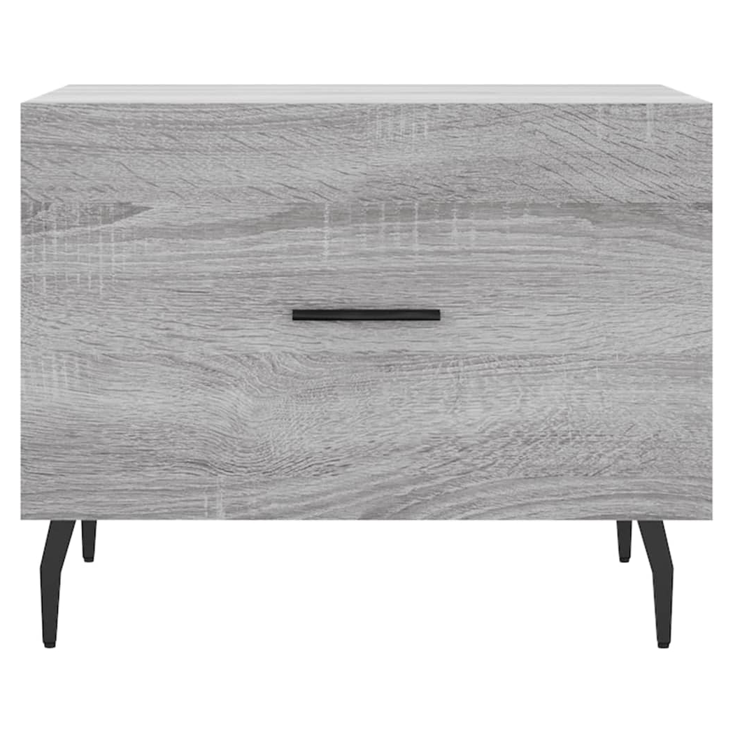 Coffee Table Grey Sonoma 50x50x40 cm Engineered Wood