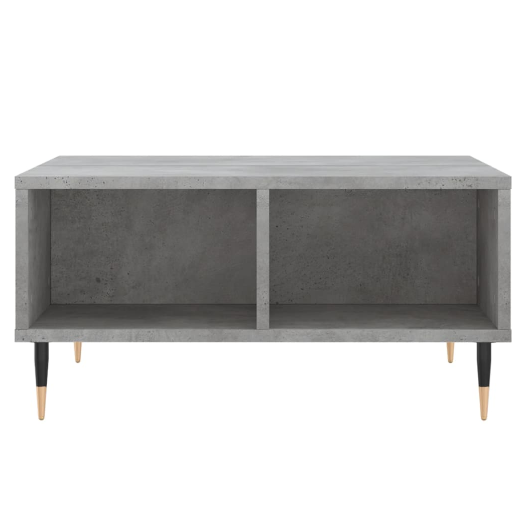Coffee Table Concrete Grey 60x60x30 cm Engineered Wood