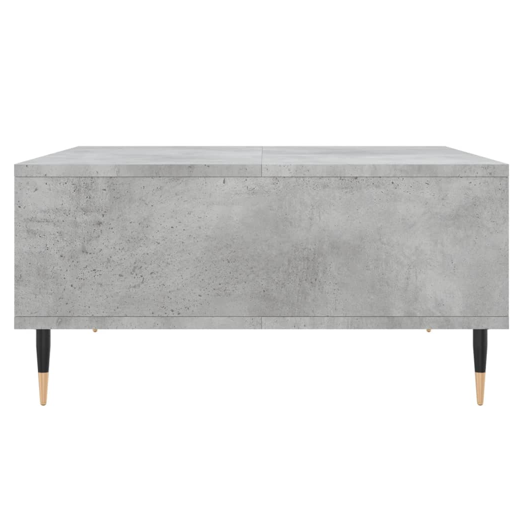 Coffee Table Concrete Grey 60x60x30 cm Engineered Wood