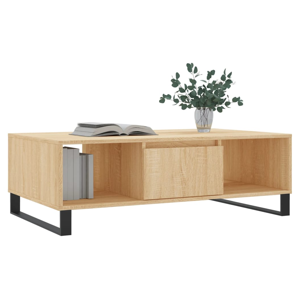 Coffee Table Sonoma Oak 104x60x35 cm Engineered Wood