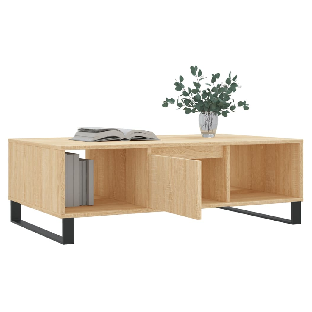 Coffee Table Sonoma Oak 104x60x35 cm Engineered Wood