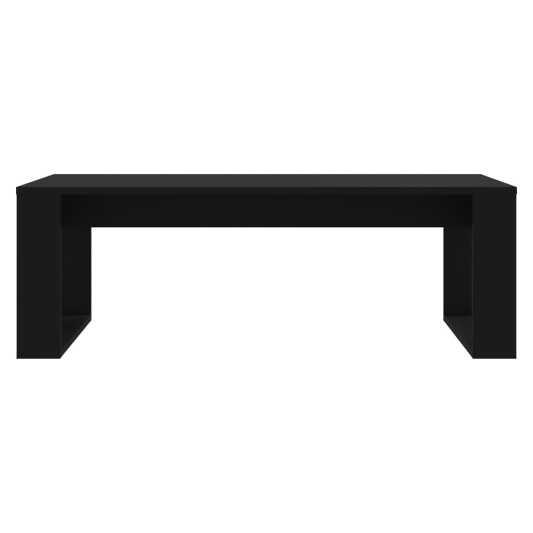 Coffee Table Black 102x50x35 cm Engineered Wood