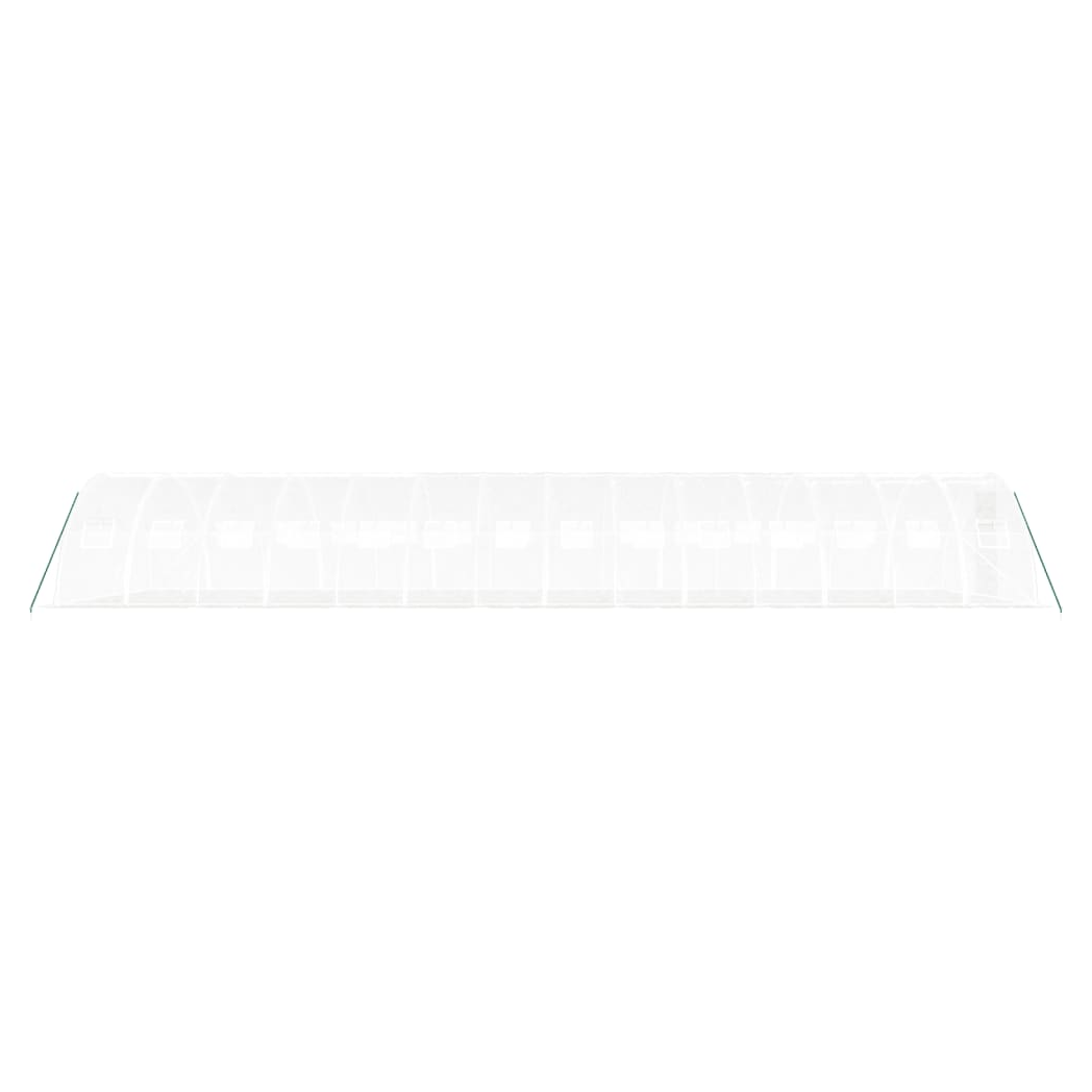 Greenhouse with Steel Frame White 56 m 14x4x2 m