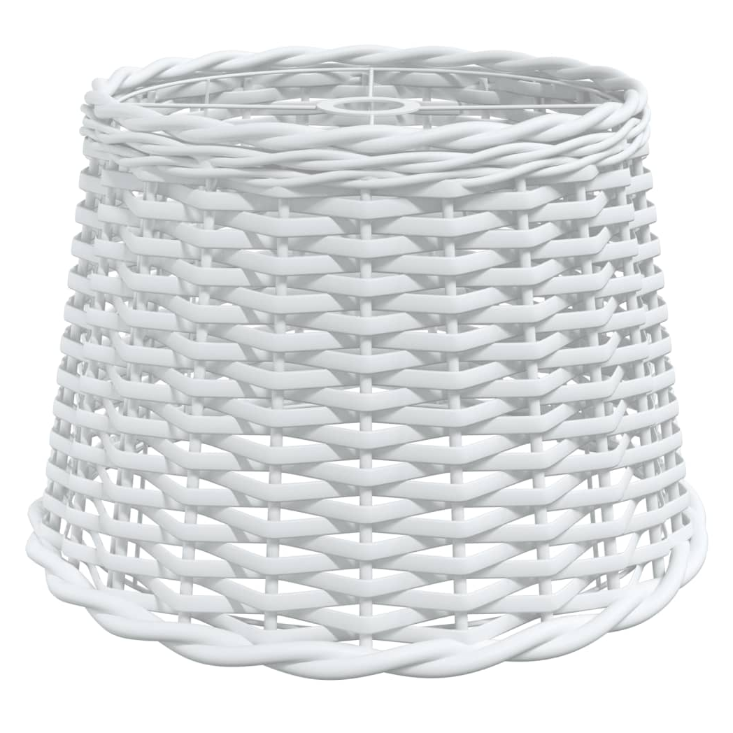 Ceiling Lamp Shade White 40x26 cm Wicker