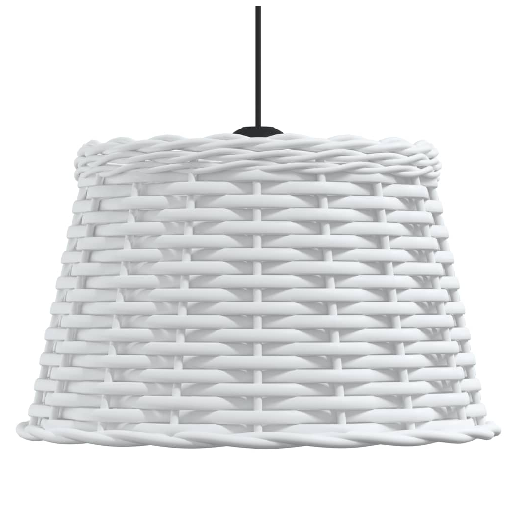 Ceiling Lamp Shade White 38x23 cm Wicker