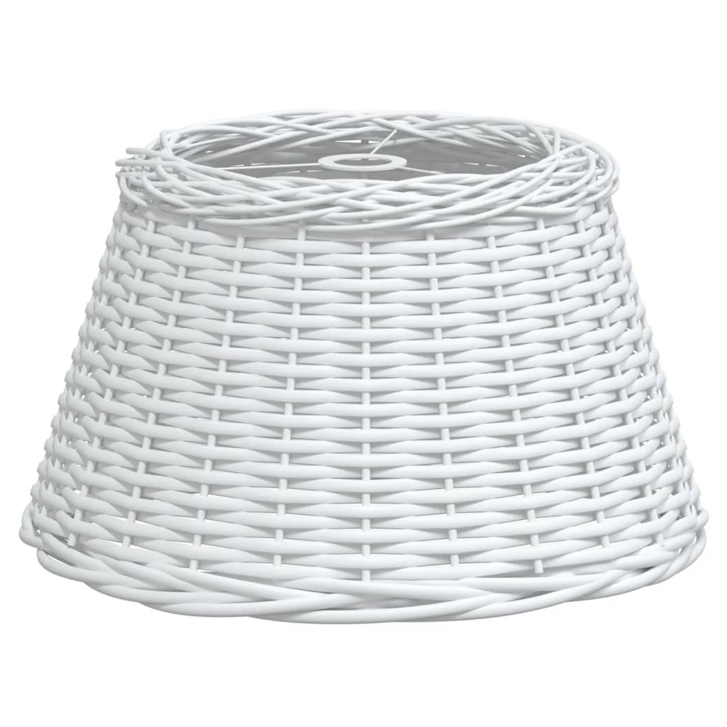 Ceiling Lamp Shade White 50x30 cm Wicker