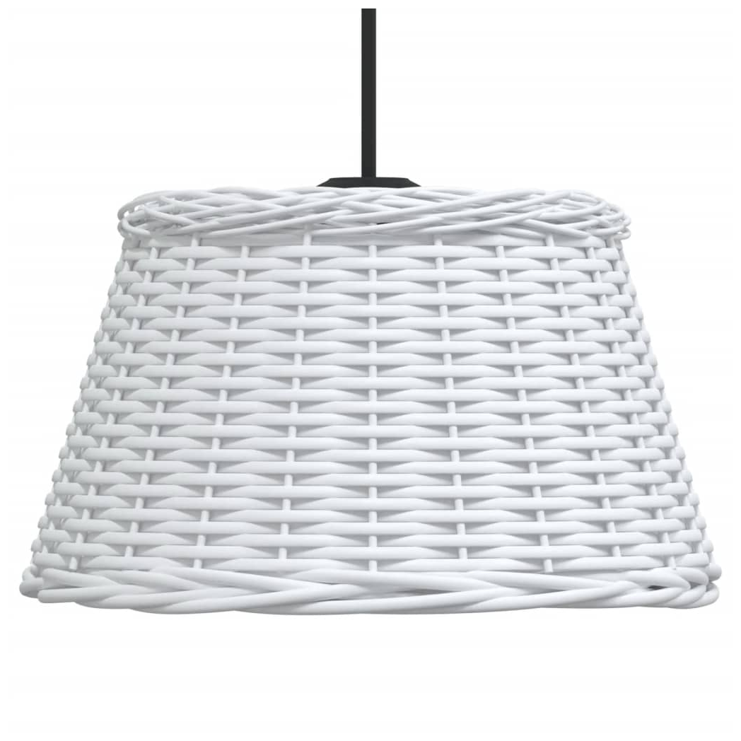 Ceiling Lamp Shade White 50x30 cm Wicker
