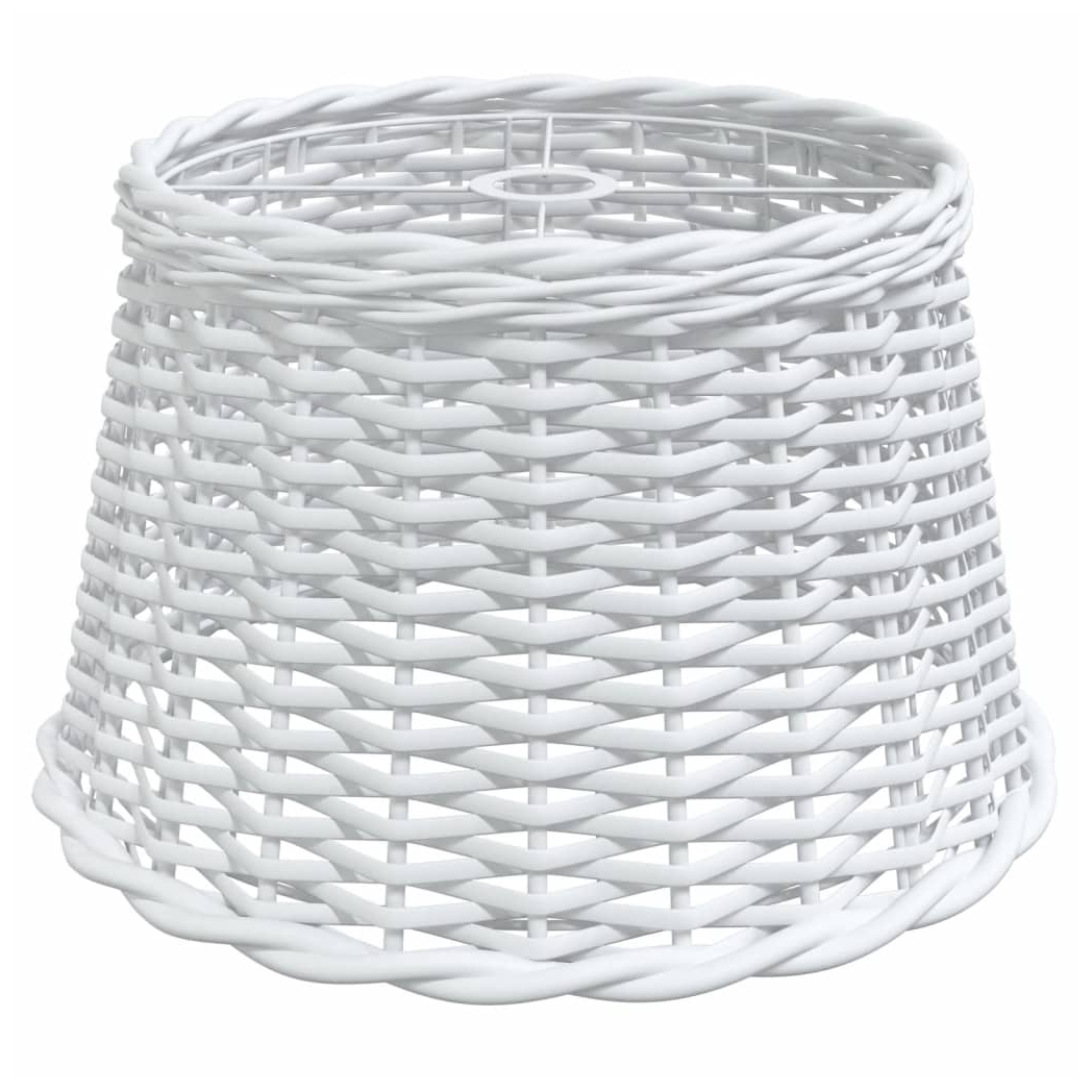 Ceiling Lamp Shade White 45x28 cm Wicker