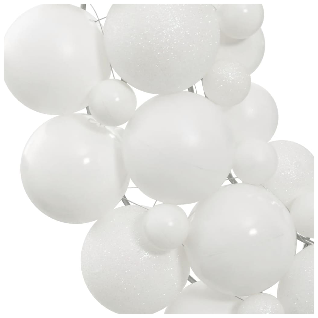 Christmas Wreath White 45 cm Polystyrene