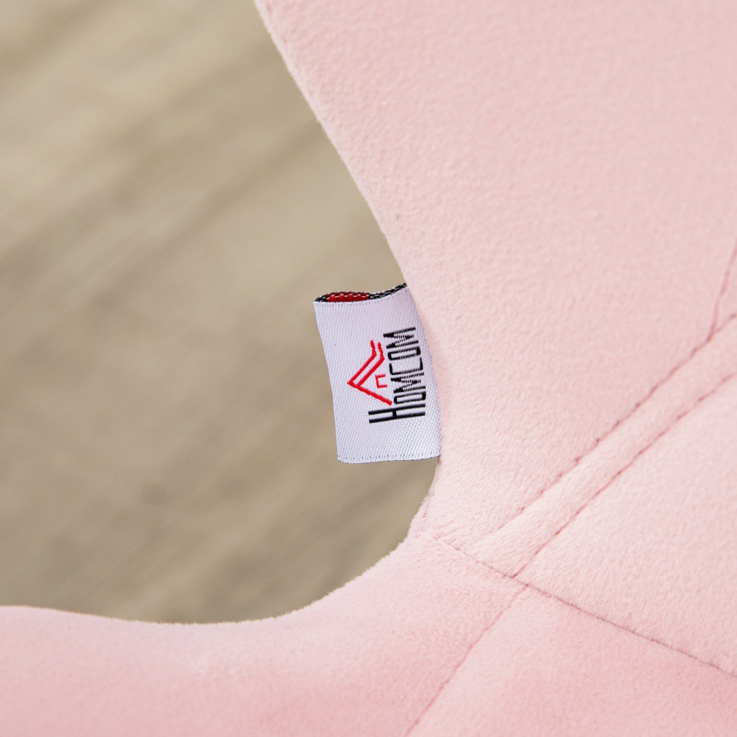 SvvalkaModern Dining Chairs Set of 2 with Padded Seat and Steel Legs, Pink