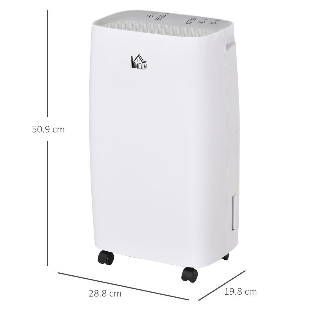 Svvalka12L/Day 2500ml Dehumidifier for Home with 24H Timer and 2 Speed Modes