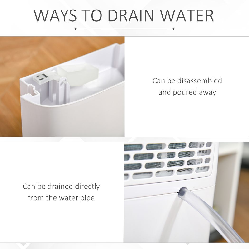 Svvalka12L/Day 2500ml Dehumidifier for Home with 24H Timer and 2 Speed Modes