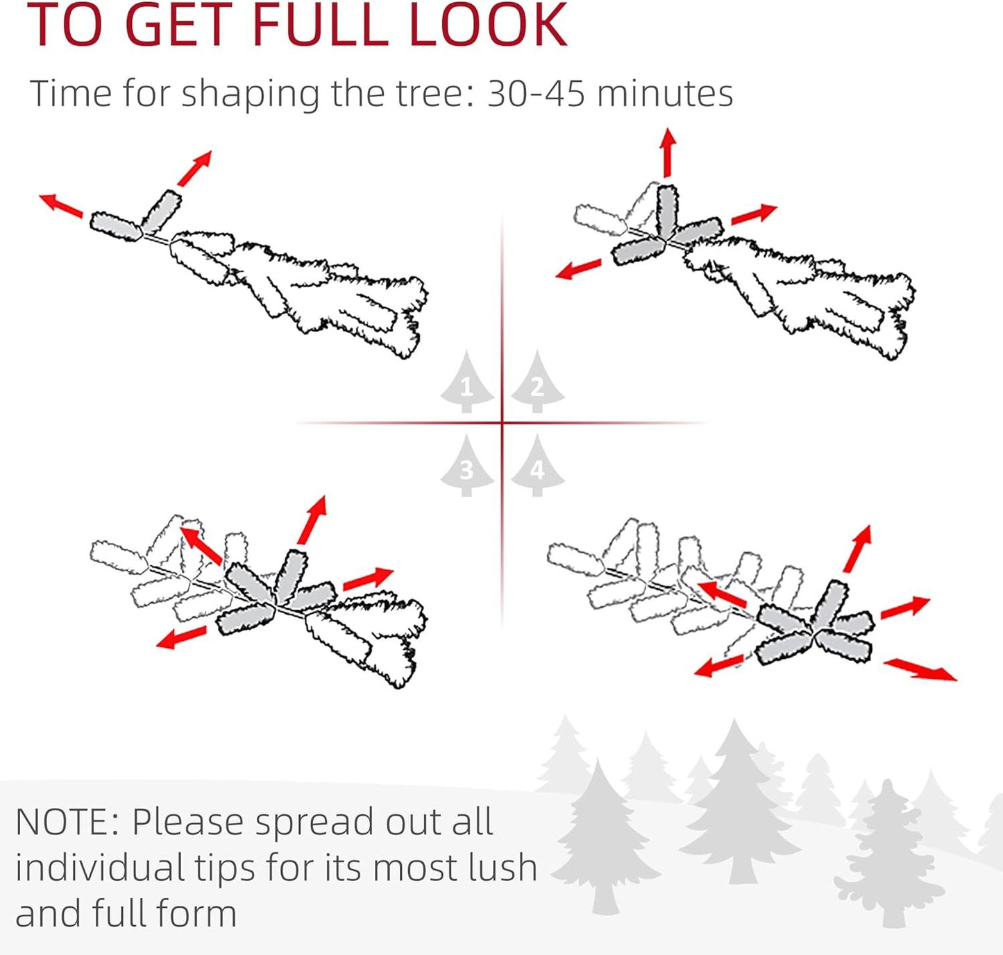 HOMCOM 7.5ft Artificial Pencil Christmas Tree with Colourful Lights, Steel Base