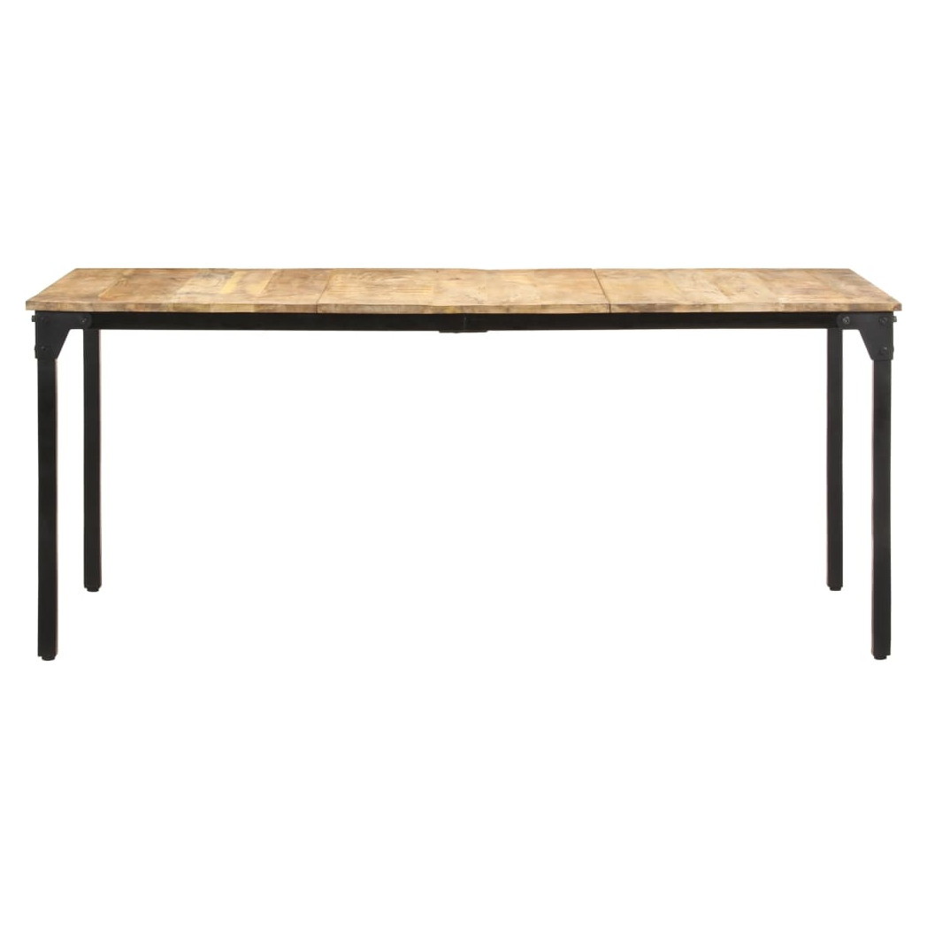 Dining Table 180x90x76 cm Rough Mango Wood