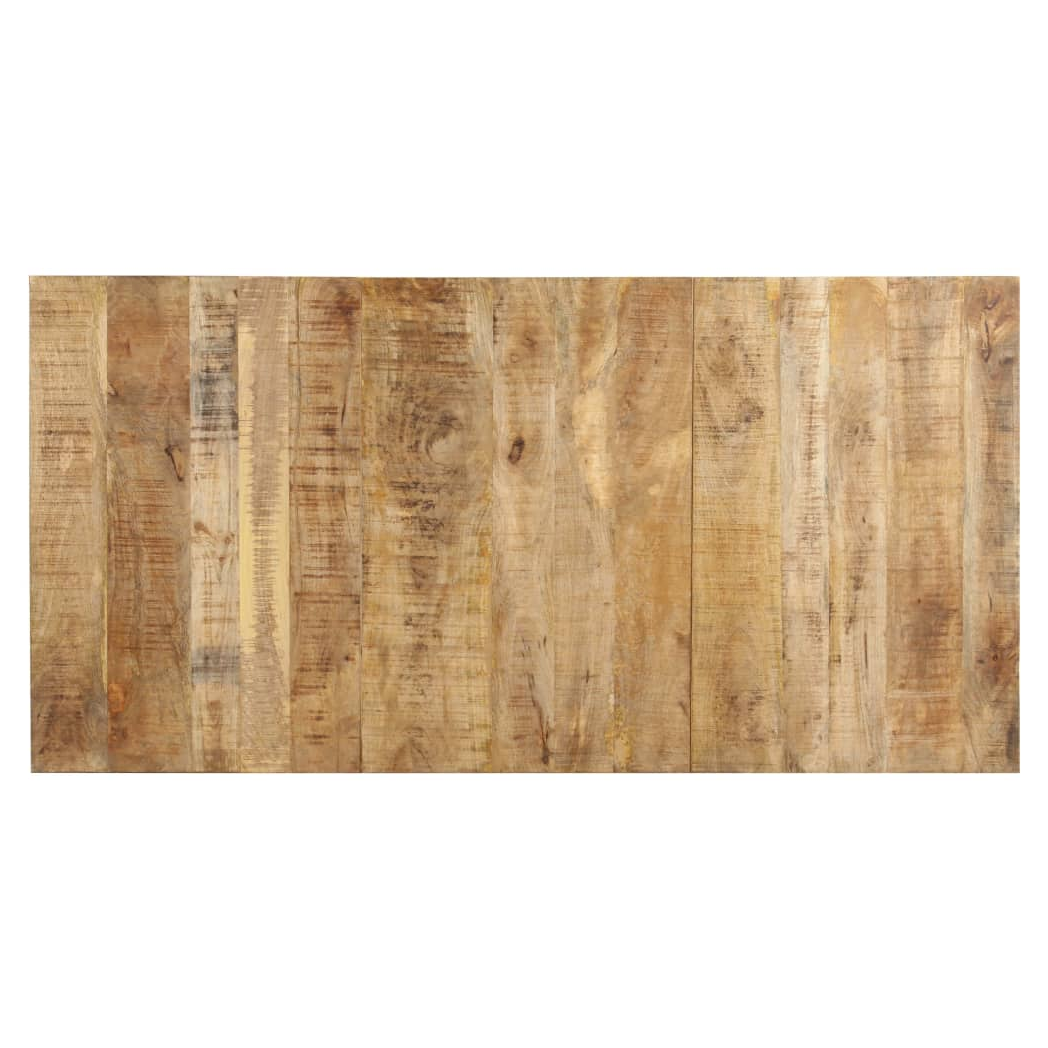 Dining Table 180x90x76 cm Rough Mango Wood