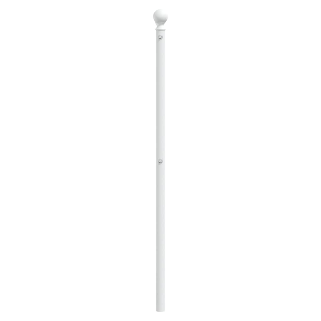 Metal Headboard White 160 cm