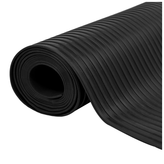 Floor Mat Anti-Slip Rubber 1.5x4 m 3 mm Wide Rib
