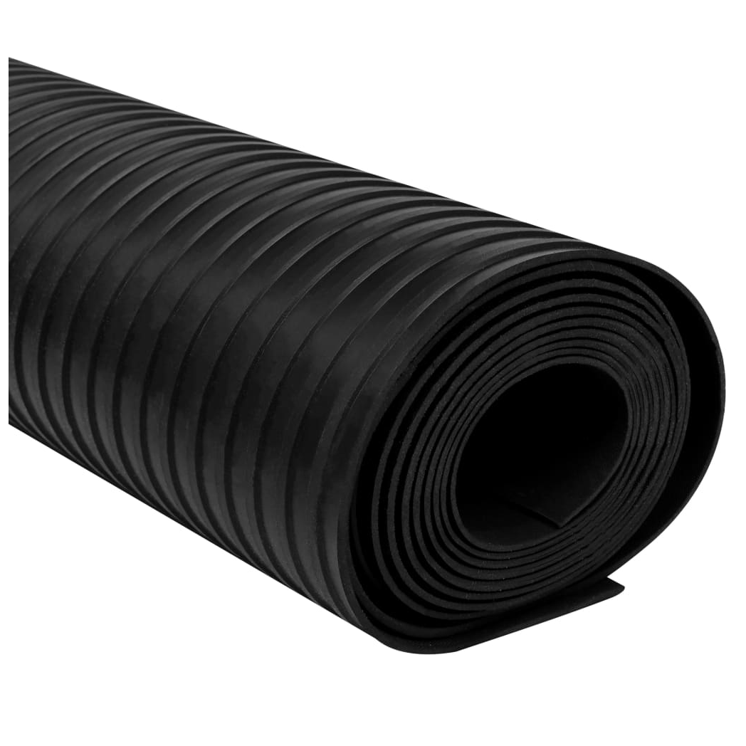Floor Mat Anti-Slip Rubber 1.5x4 m 3 mm Wide Rib