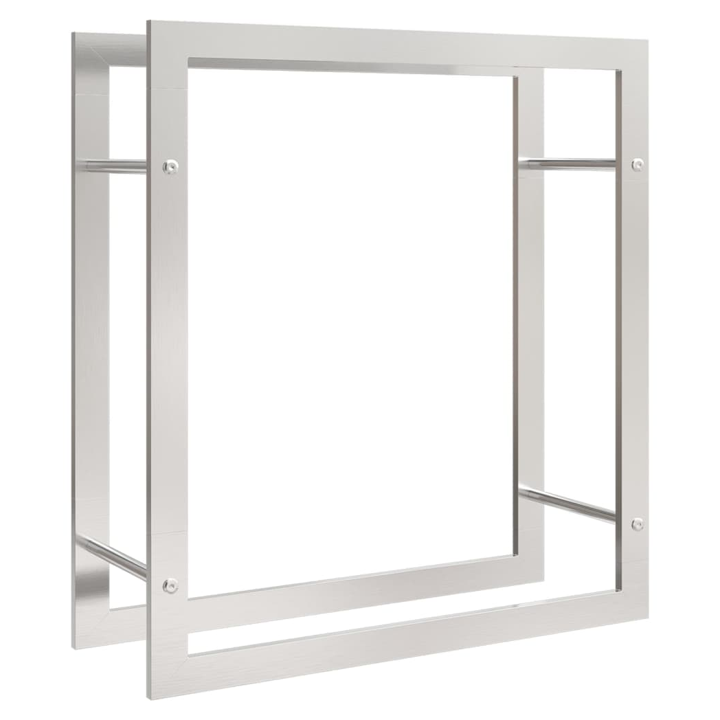 Firewood Rack 80x28x86 cm Stainless Steel