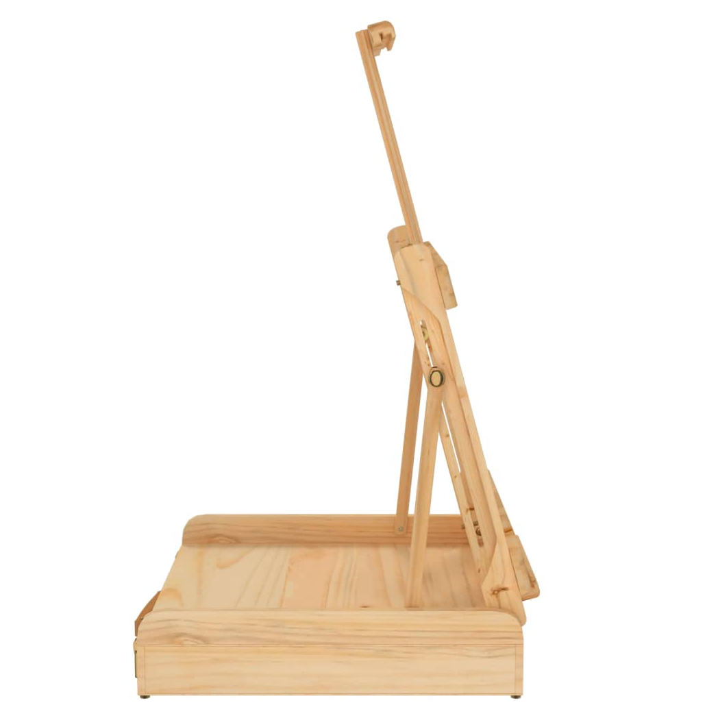 Table Easel with Drawer 41.5x37x12 cm Solid Wood Pine