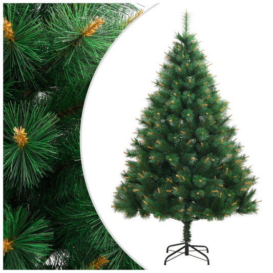 Artificial Hinged Christmas Tree with Stand 180 cm