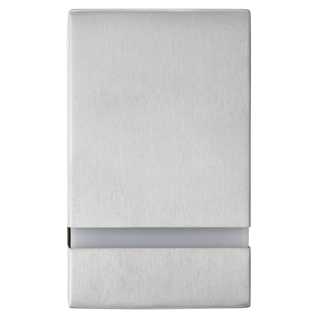 Outdoor Wall Lights 2 pcs 35 W Silver Rectangular