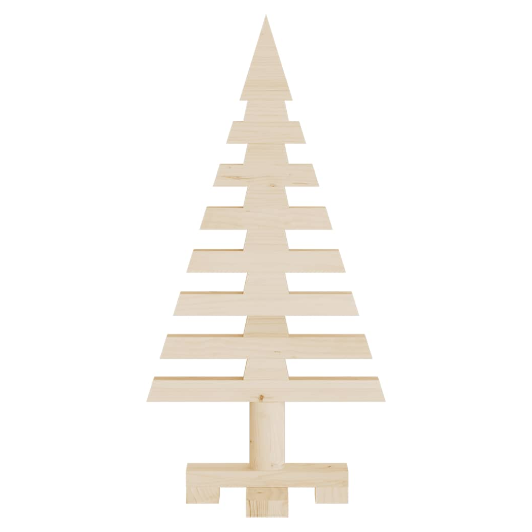 Wooden Christmas Tree for Decoration 60 cm Solid Wood Pine