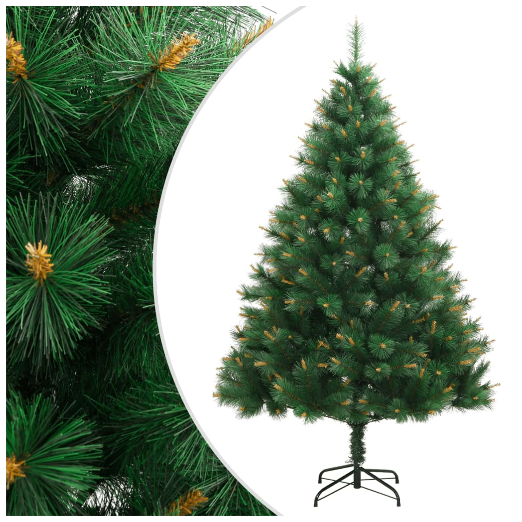 Artificial Hinged Christmas Tree with Stand 210 cm