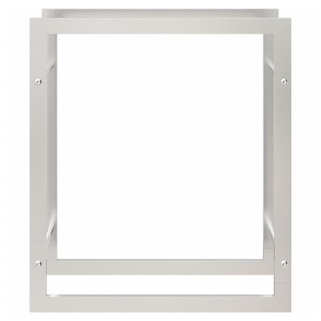 Firewood Rack 50x28x56 cm Stainless Steel