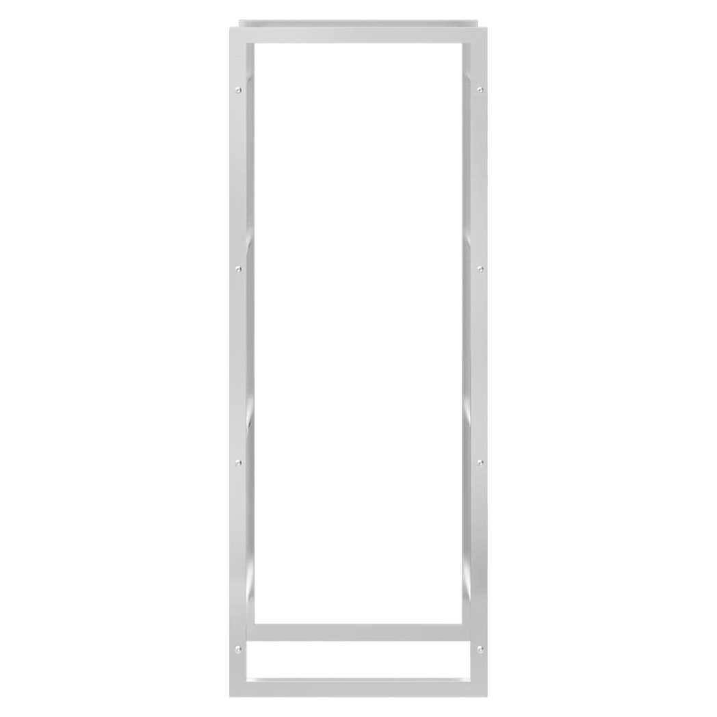 Firewood Rack 50x28x132 cm Stainless Steel