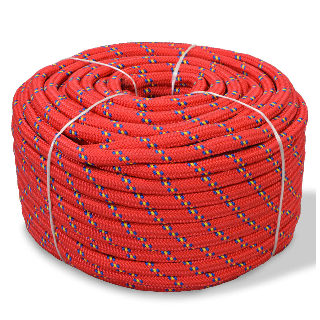Boat Yacht Marine Rope Polypropylene 6 mm 500 m Red