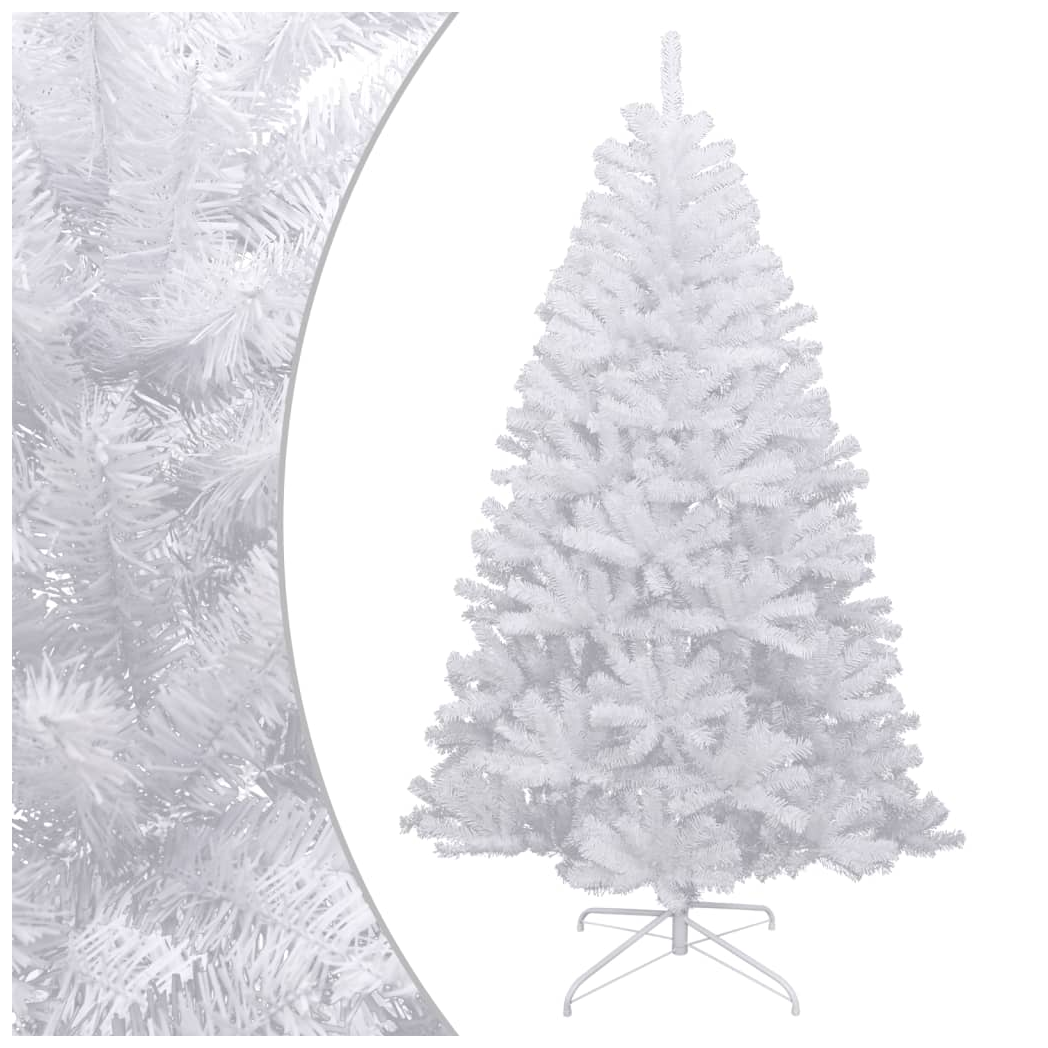 Artificial Hinged Christmas Tree with Flocked Snow 180 cm