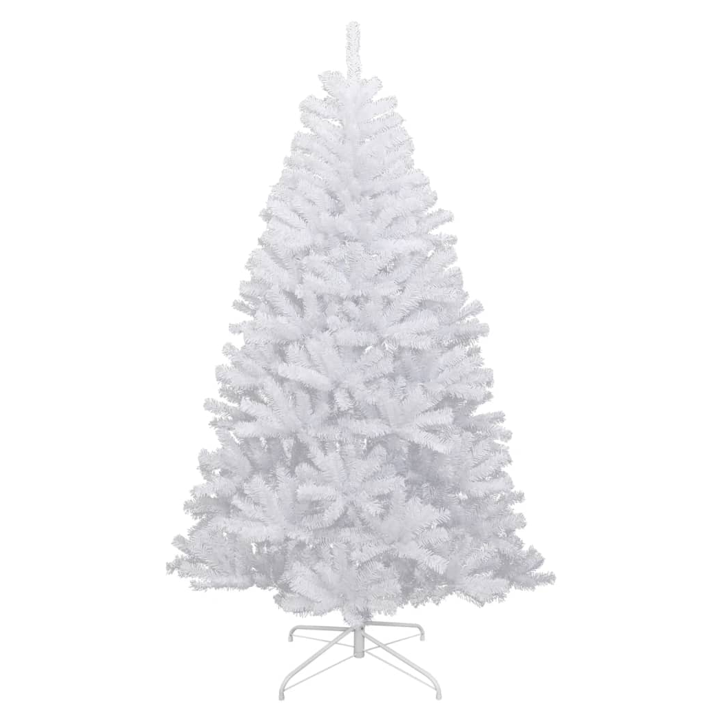 Artificial Hinged Christmas Tree with Flocked Snow 180 cm