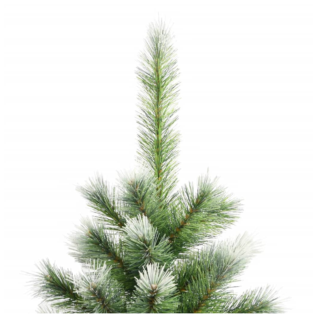 Artificial Hinged Christmas Tree with Flocked Snow 240 cm