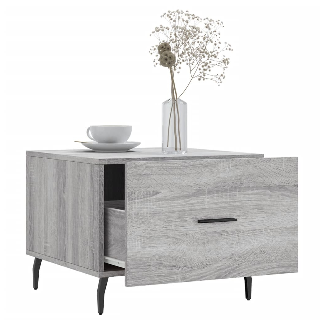 Coffee Tables 2 pcs Grey Sonoma 50x50x40 cm Engineered Wood