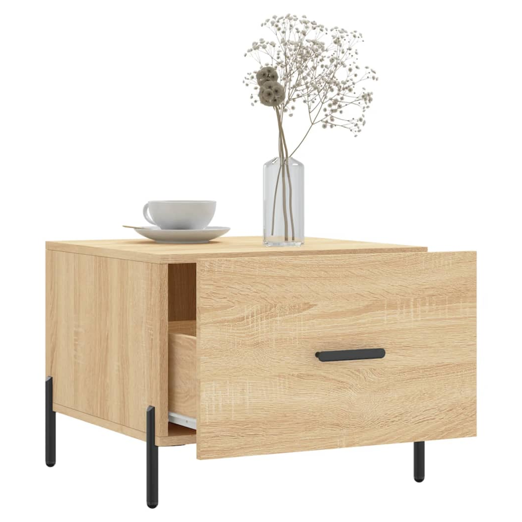 Coffee Tables 2 pcs Sonoma Oak 50x50x40 cm Engineered Wood