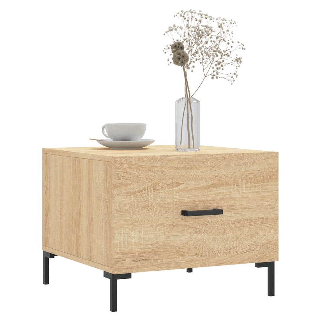 Coffee Tables 2 pcs Sonoma Oak 50x50x40 cm Engineered Wood
