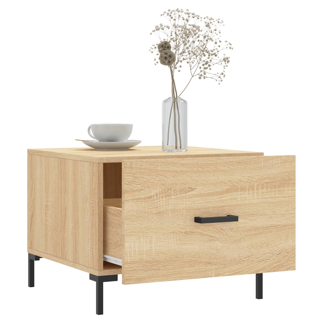 Coffee Tables 2 pcs Sonoma Oak 50x50x40 cm Engineered Wood