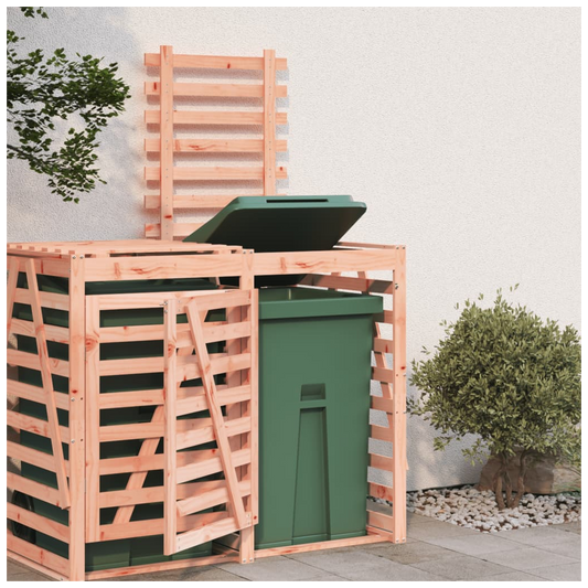 Wheelie Bin Storage Extension Solid Wood Douglas