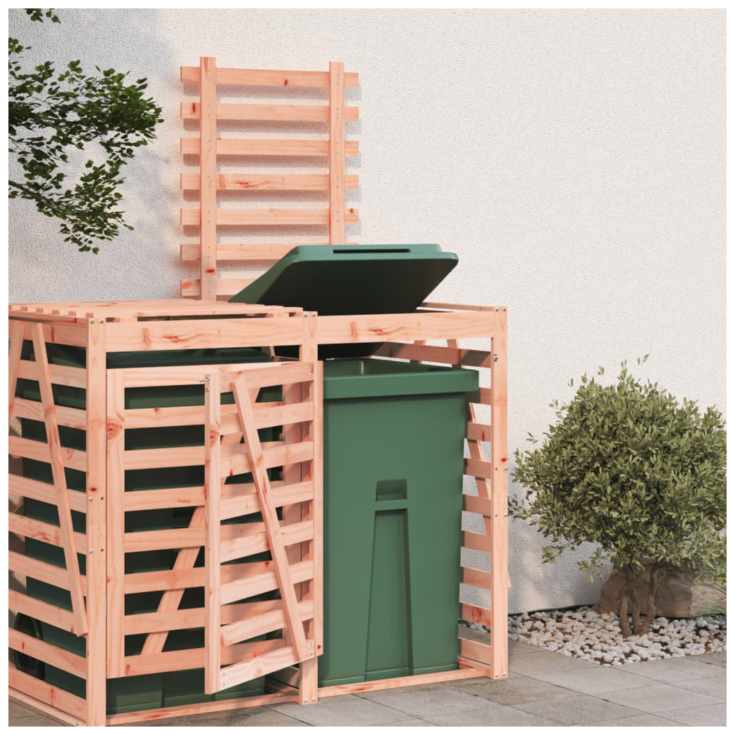 Wheelie Bin Storage Extension Solid Wood Douglas