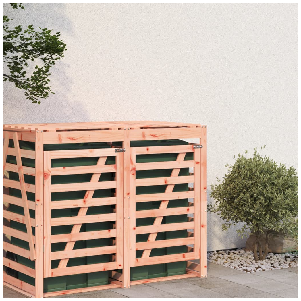 Wheelie Bin Storage Extension Solid Wood Douglas